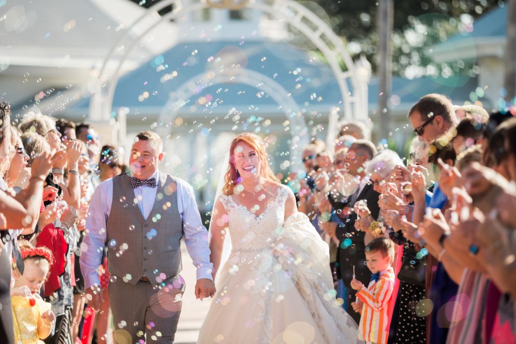 bubble exit disneys wedding pavilion