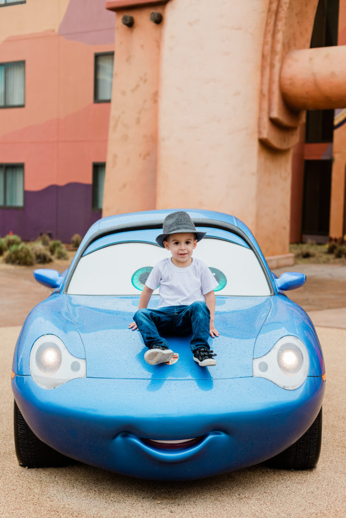 Disney's Art of Animation Family Session in Radiator Springs