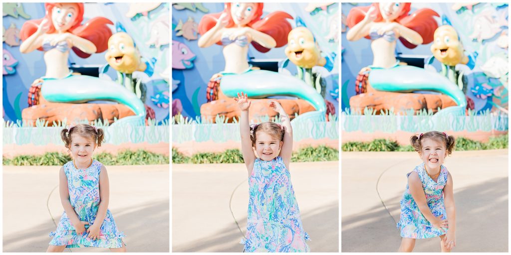 girl having fun at Disney's Art of Animation resort
